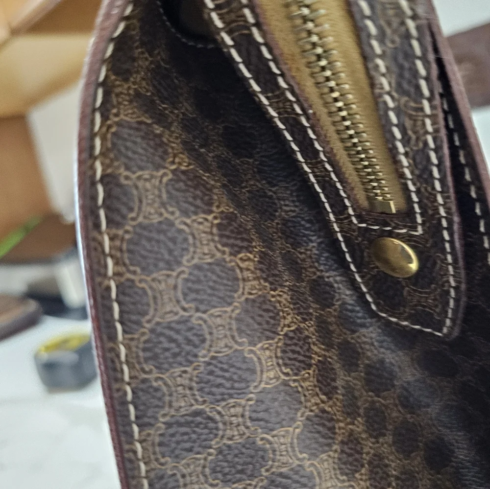 CelineTote Bag Macadam Brown
